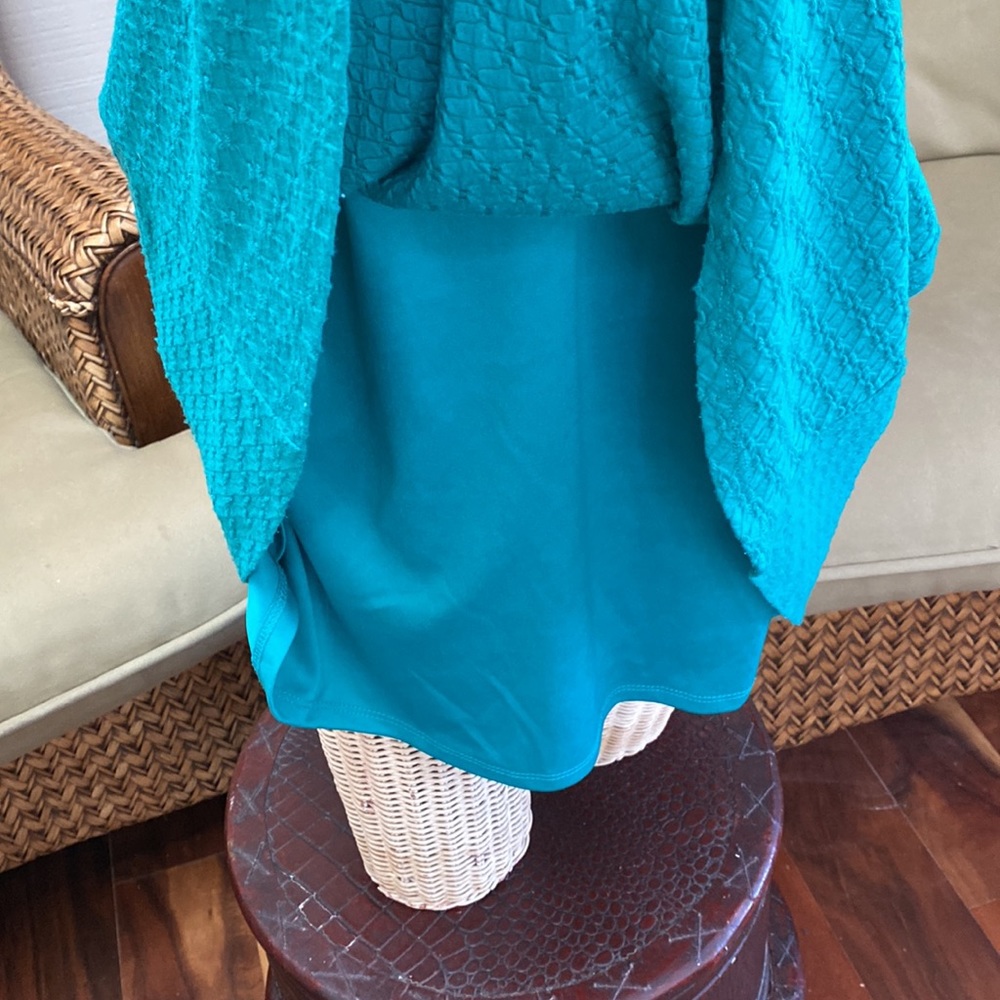 Cute pullover Racerback halter styler mint teal dress SP - Picture 6 of 11